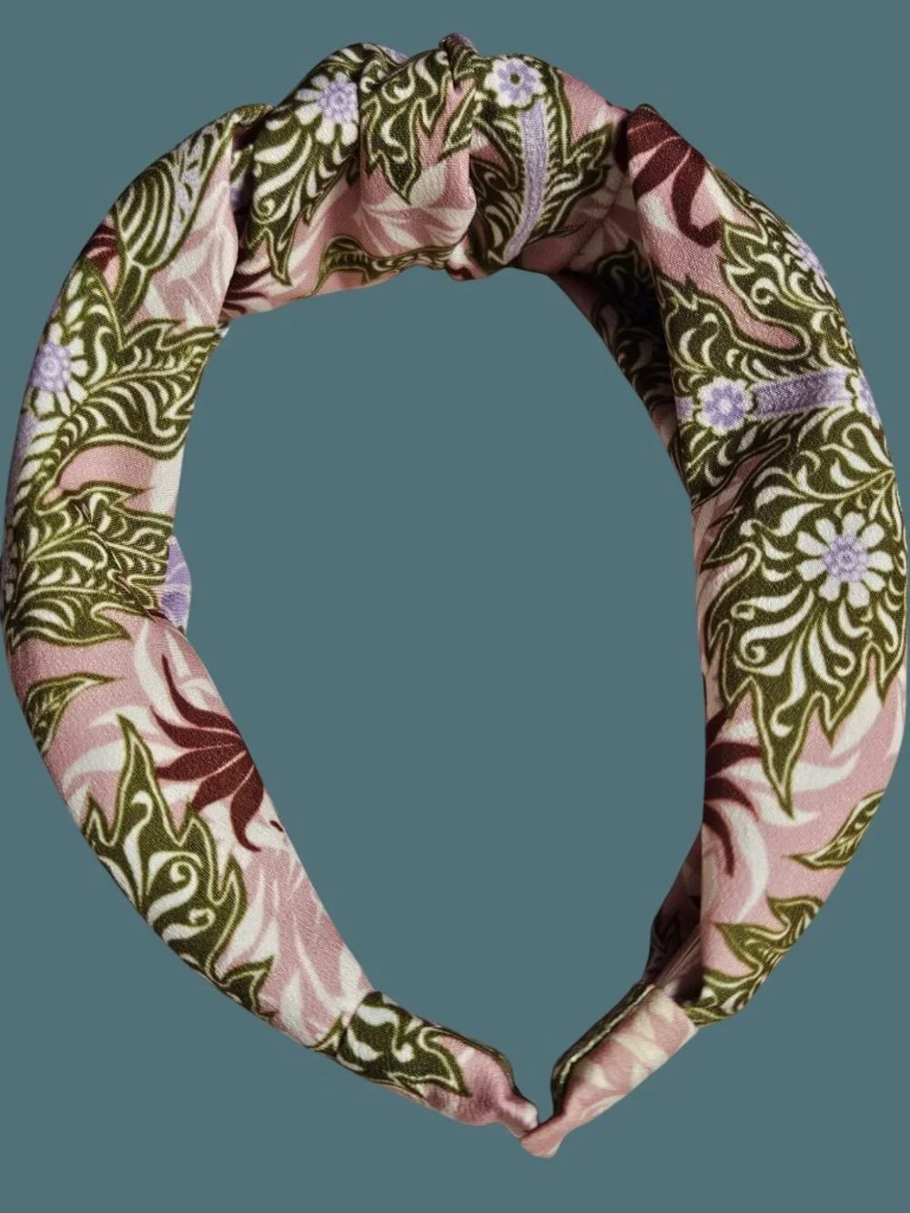 Hair Accessory Lot- 3 Fabric Knot Headbands & 2 Hair Claw Clips
